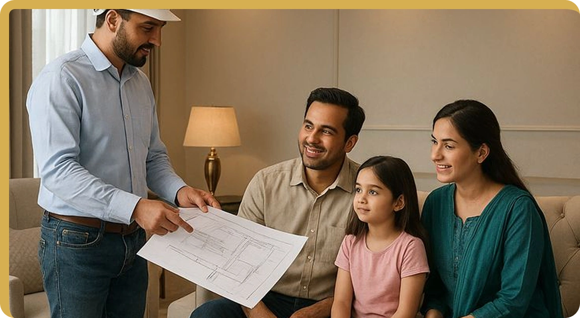Families designingrenovating